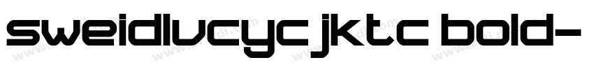 sweidlucycjktc bold字体转换